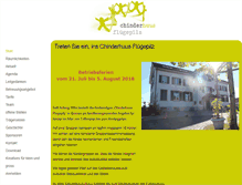 Tablet Screenshot of krippe-gossau.ch
